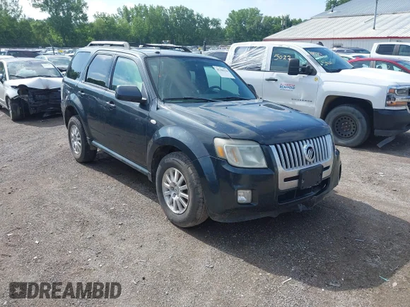 ✅ 2009 Mercury Mariner Premier • VIN: 4M2CU97G49KJ20355 • Lot: 45300116. Listed on IAAI with 152,674 mi. Free auction sales archive from the USA and detailed vehicle history report at DreamBid. Image 1.