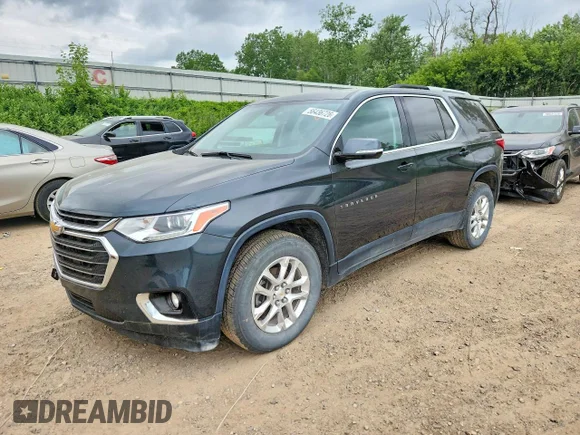 ✅ 2018 Chevrolet Traverse LT Cloth • VIN: 1GNEVGKW4JJ138919 • Лот: 56436726. Опубликован ранее на Copart с пробегом 124 057 миль. Бесплатный доступ к архиву аукционных продаж из США и подробный отчёт об истории автомобиля на DreamBid. Изображение 1.
