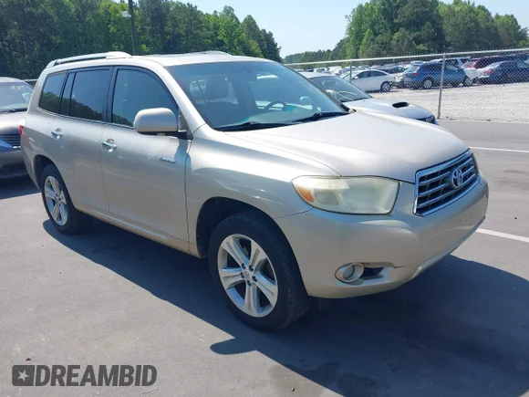 ✅ 2008 Toyota Highlander Limited • VIN: JTEES42A482091900 • Lot: 45050690. Listed on IAAI with 235,364 mi. Free auction sales archive from the USA and detailed vehicle history report at DreamBid. Image 1.