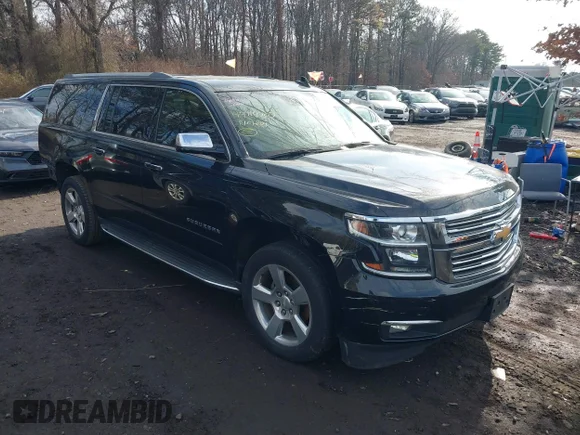 ✅ 2017 Chevrolet Suburban Premier • VIN: 1GNSKJKC1HR353569 • Lot: 44114707. Listed on IAAI with 253,469 mi. Free auction sales archive from the USA and detailed vehicle history report at DreamBid. Image 1.
