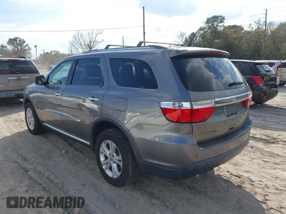 ✅ 2013 Dodge Durango Crew • VIN: 1C4RDHDGXDC601986 • Lot: 41500118. Wystawiony na IAAI z przebiegiem 189 529 mil. Bezpłatny archiwum sprzedaży aukcyjnych z USA i szczegółowy raport historii pojazdu na DreamBid. Zdjęcie 3.