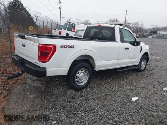 ✅ 2023 Ford F-150 XL • VIN: 1FTMF1EPXPKE82874 • Lot: 44434187. Wystawiony na IAAI z przebiegiem Nie podano. Bezpłatny archiwum sprzedaży aukcyjnych z USA i szczegółowy raport historii pojazdu na DreamBid. Zdjęcie 4.