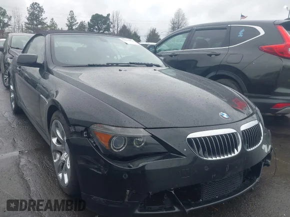 ✅ 2006 BMW 6 Series 650Ci • VIN: WBAEK13406CN77393 • Лот: 44626964. Опубликован ранее на IAAI с пробегом 126 319 миль. Бесплатный доступ к архиву аукционных продаж из США и подробный отчёт об истории автомобиля на DreamBid. Изображение 1.