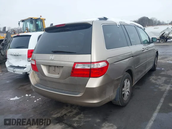 ✅ 2007 Honda Odyssey EX-L • VIN: 5FNRL387X7B102662 • Lot: 44295382. Listed on IAAI with 223,347 mi. Free auction sales archive from the USA and detailed vehicle history report at DreamBid. Image 4.