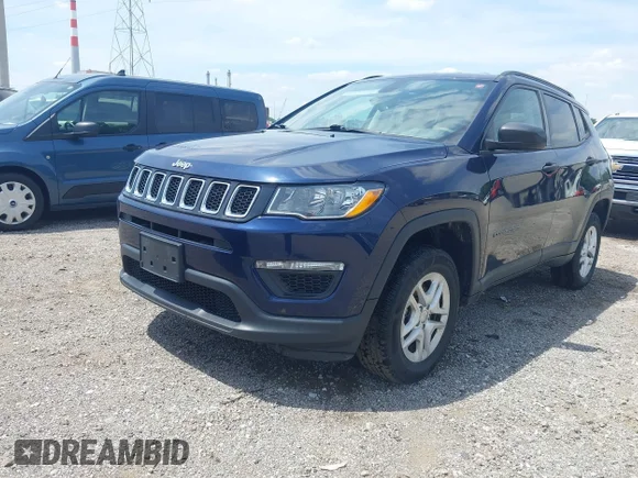 ✅ 2018 Jeep Compass Sport • VIN: 3C4NJDAB9JT392247 • Lot: 45173639. Wystawiony na IAAI z przebiegiem 65 263 mil. Bezpłatny archiwum sprzedaży aukcyjnych z USA i szczegółowy raport historii pojazdu na DreamBid. Zdjęcie 6.