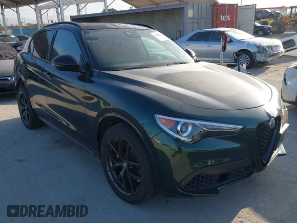 ✅ 2021 Alfa Romeo Stelvio Ti • VIN: ZASPAKBN9M7D12158 • Lot: 44902779. Listed on IAAI with 13,241 mi. Free auction sales archive from the USA and detailed vehicle history report at DreamBid. Image 1.