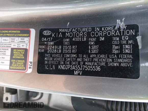 ✅ 2018 Kia Soul + • VIN: KNDJP3A55J7505536 • Lot: 44876777. Wystawiony na IAAI z przebiegiem 103 919 mil. Bezpłatny archiwum sprzedaży aukcyjnych z USA i szczegółowy raport historii pojazdu na DreamBid. Zdjęcie 9.