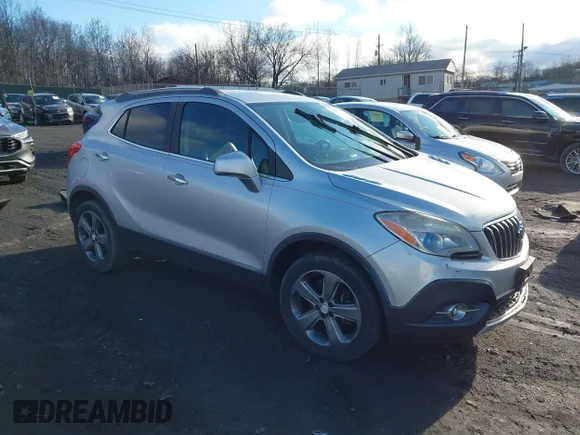 ✅ 2013 Buick Encore Convenience • VIN: KL4CJFSB0DB166227 • Lot: 44673786. Listed on IAAI with 126,694 mi. Free auction sales archive from the USA and detailed vehicle history report at DreamBid. Image 1.