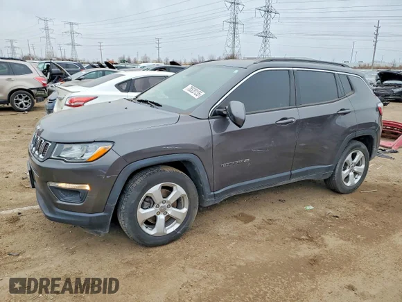 ✅ 2018 Jeep Compass Latitude • VIN: 3C4NJCBB0JT489426 • Lot: 78520135. Wystawiony na Copart z przebiegiem 52 469 mil. Bezpłatny archiwum sprzedaży aukcyjnych z USA i szczegółowy raport historii pojazdu na DreamBid. Zdjęcie 1.