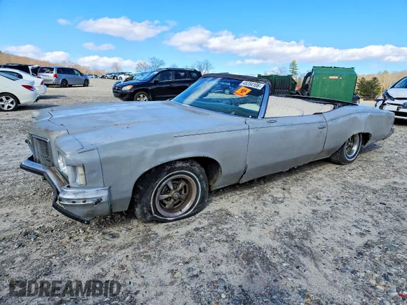 ✅ 1972 PONTIAC CATALINA CATALINA • VIN: 00002L67R2P362521 • Lot: 46284106. Wystawiony na Copart z przebiegiem 34 463 mil. Bezpłatny archiwum sprzedaży aukcyjnych z USA i szczegółowy raport historii pojazdu na DreamBid. Zdjęcie 1.