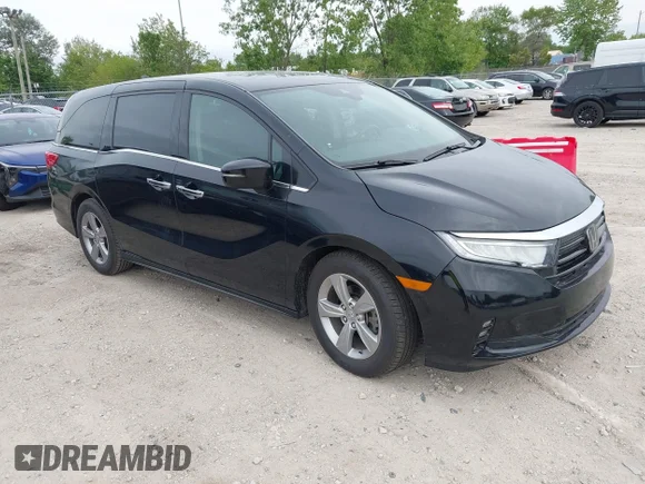 ✅ 2022 Honda Odyssey Elite • VIN: 5FNRL6H99NB048822 • Lot: 45210151. Wystawiony na IAAI z przebiegiem 46 003 mil. Bezpłatny archiwum sprzedaży aukcyjnych z USA i szczegółowy raport historii pojazdu na DreamBid. Zdjęcie 1.