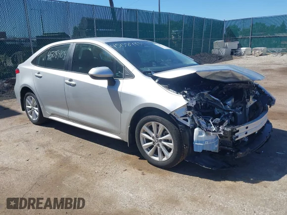 ✅ 2025 Toyota Corolla LE • VIN: 5YFB4MDE1SP344844 • Lot: 45084104. Listed on IAAI with 4,378 mi. Free auction sales archive from the USA and detailed vehicle history report at DreamBid. Image 1.