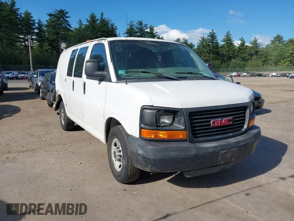 ✅ 2010 GMC Savana Cargo • VIN: 1GTZGFBA9A1133816 • Lot: 43063981. Listed on IAAI with 106,055 mi. Free auction sales archive from the USA and detailed vehicle history report at DreamBid. Image 1.