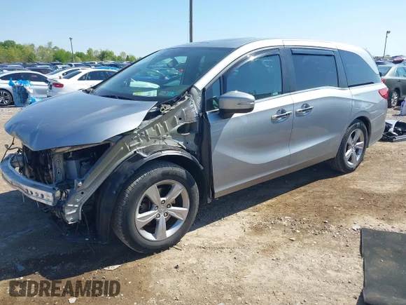 ✅ 2019 Honda Odyssey EX-L • VIN: 5FNRL6H72KB124570 • Lot: 45005988. Wystawiony na IAAI z przebiegiem 93 475 mil. Bezpłatny archiwum sprzedaży aukcyjnych z USA i szczegółowy raport historii pojazdu na DreamBid. Zdjęcie 2.