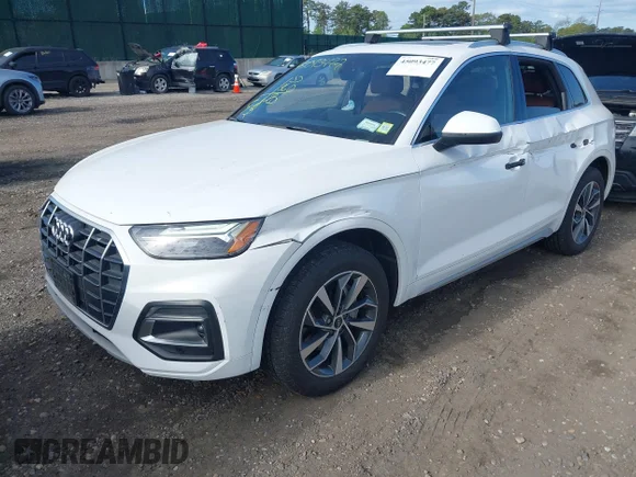 ✅ 2021 Audi Q5 Premium • VIN: WA1AAAFYXM2061560 • Lot: 45093477. Listed on IAAI with 28,311 mi. Free auction sales archive from the USA and detailed vehicle history report at DreamBid. Image 18.