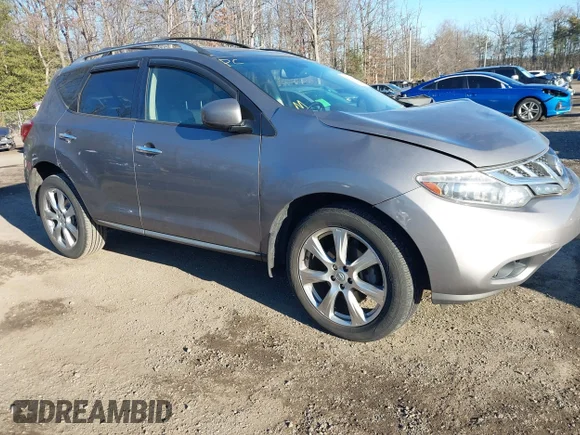 ✅ 2012 Nissan Murano SV • VIN: JN8AZ1MWXCW218113 • Lot: 44198136. Wystawiony na IAAI z przebiegiem 131 583 mil. Bezpłatny archiwum sprzedaży aukcyjnych z USA i szczegółowy raport historii pojazdu na DreamBid. Zdjęcie 1.