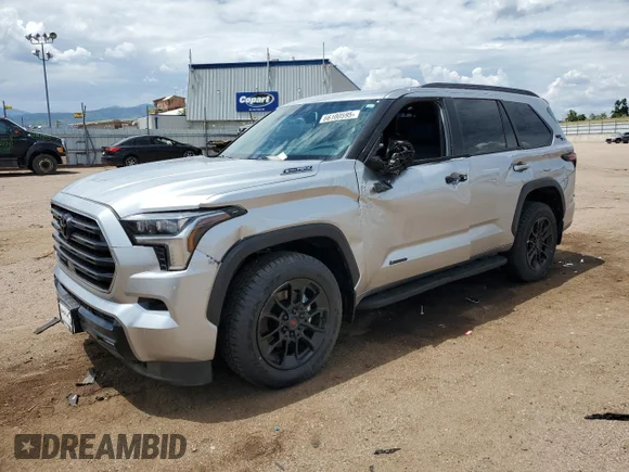 ✅ 2025 Toyota Sequoia SR5 • VIN: 7SVAAABA1SX061385 • Lot: 66100595. Listed on Copart with Not provided. Free auction sales archive from the USA and detailed vehicle history report at DreamBid. Image 1.