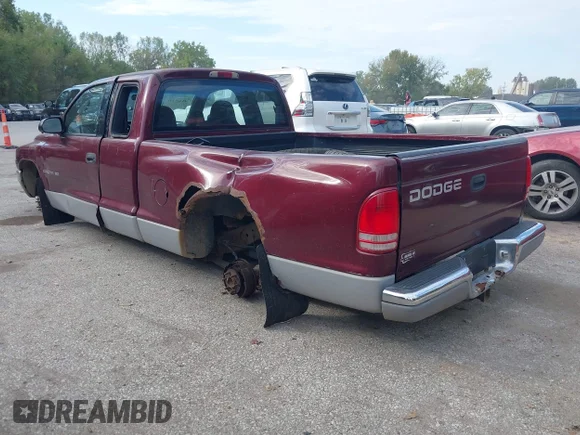 ✅ 2000 Dodge Dakota • VIN: 1B7GL22X4YS680058 • Lot: 43465302. Listed on IAAI with 99 mi. Free auction sales archive from the USA and detailed vehicle history report at DreamBid. Image 3.