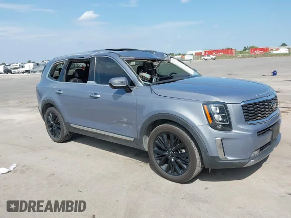 ✅ 2021 Kia Telluride SX • VIN: 5XYP5DHC2MG104740 • Лот: 43050002. Опубликован ранее на IAAI с пробегом 45 317 миль. Бесплатный доступ к архиву аукционных продаж из США и подробный отчёт об истории автомобиля на DreamBid. Изображение 1.