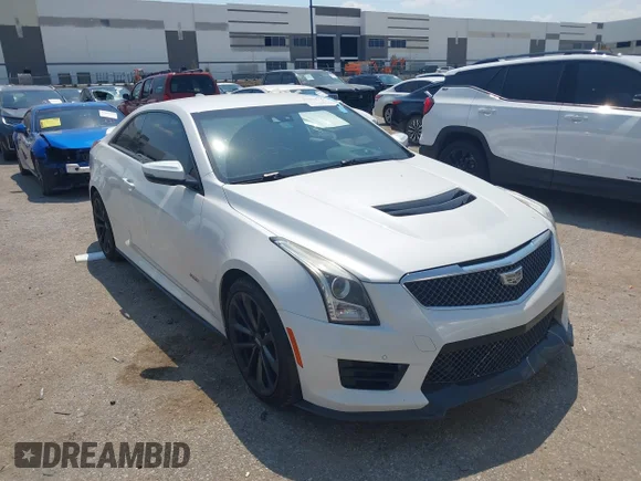 ✅ 2018 Cadillac ATS-V • VIN: 1G6AL1RYXJ0162636 • Lot: 43071337. Listed on IAAI with 81,784 mi. Free auction sales archive from the USA and detailed vehicle history report at DreamBid. Image 1.