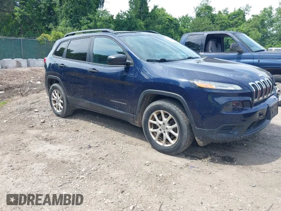 ✅ 2016 Jeep Cherokee Sport • VIN: 1C4PJMAS1GW226929 • Lot: 45296354. Wystawiony na IAAI z przebiegiem 100 554 mil. Bezpłatny archiwum sprzedaży aukcyjnych z USA i szczegółowy raport historii pojazdu na DreamBid. Zdjęcie 1.