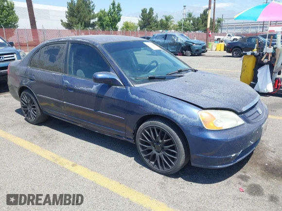 ✅ 2003 Honda Civic LX • VIN: 2HGES16533H502978 • Lot: 45652161. Wystawiony na IAAI z przebiegiem 257 954 mil. Bezpłatny archiwum sprzedaży aukcyjnych z USA i szczegółowy raport historii pojazdu na DreamBid. Zdjęcie 1.