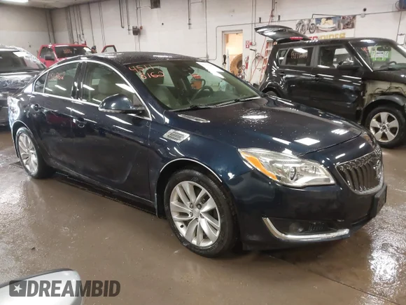 ✅ 2016 Buick Regal Premium II • VIN: 2G4GT5GX1G9111075 • Lot: 45118162. Listed on IAAI with 91,344 mi. Free auction sales archive from the USA and detailed vehicle history report at DreamBid. Image 1.