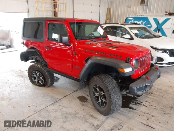 ✅ 2018 Jeep Wrangler Rubicon • VIN: 1C4HJXCN9JW204570 • Lot: 43043378. Listed on IAAI with 53,924 mi. Free auction sales archive from the USA and detailed vehicle history report at DreamBid. Image 1.