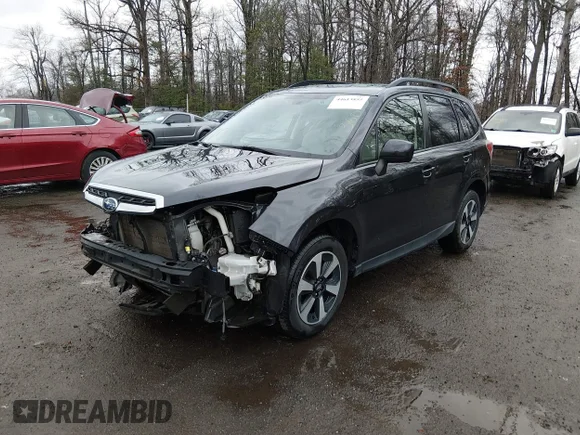 ✅ 2018 Subaru Forester Premium • VIN: JF2SJAGC4JH549183 • Лот: 44613855. Опубликован ранее на IAAI с пробегом 104 856 миль. Бесплатный доступ к архиву аукционных продаж из США и подробный отчёт об истории автомобиля на DreamBid. Изображение 2.