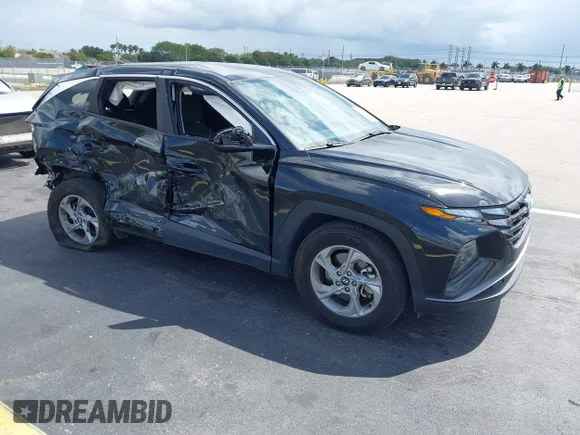 ✅ 2024 Hyundai Tucson SE • VIN: 5NMJA3DE2RH434264 • Lot: 44598158. Listed on IAAI with 25,009 mi. Free auction sales archive from the USA and detailed vehicle history report at DreamBid. Image 1.