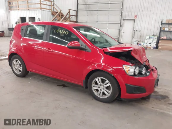 ✅ 2012 Chevrolet Sonic LT • VIN: 1G1JD6SB1C4114864 • Лот: 43523084. Опубліковано раніше на IAAI з пробігом 101 758 миль. Безкоштовний доступ до архіву аукціонних продажів зі США та докладний звіт про історію автомобіля на DreamBid. Зображення 1.