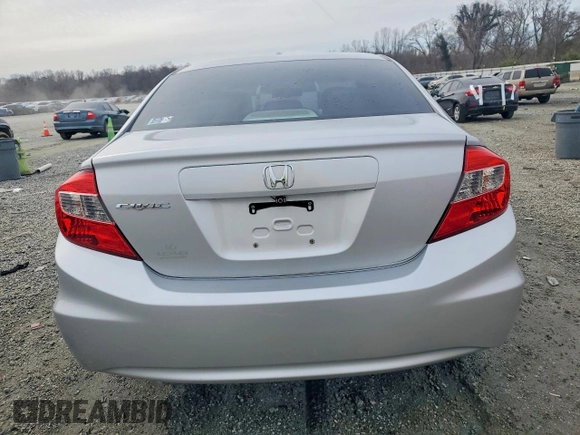 ✅ 2012 Honda Civic LX • VIN: 19XFB2F58CE099875 • Lot: 78526295. Wystawiony na Copart z przebiegiem 190 582 mil. Bezpłatny archiwum sprzedaży aukcyjnych z USA i szczegółowy raport historii pojazdu na DreamBid. Zdjęcie 6.