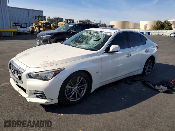 ✅ 2017 Infiniti Q50 Sport • VIN: JN1EV7AP3HM740922 • Lot: 42005336. Wystawiony na Copart z przebiegiem 86 183 mil. Bezpłatny archiwum sprzedaży aukcyjnych z USA i szczegółowy raport historii pojazdu na DreamBid. Zdjęcie 1.