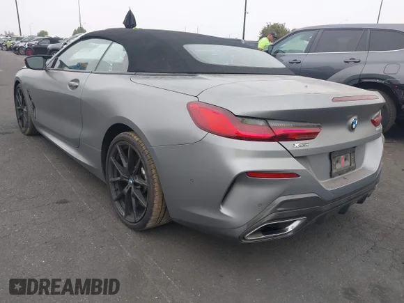 ✅ 2023 BMW 8 Series M850i xDrive • VIN: WBAFY4C00PCM11345 • Lot: 45448421. Listed on IAAI with 40,994 mi. Free auction sales archive from the USA and detailed vehicle history report at DreamBid. Image 3.