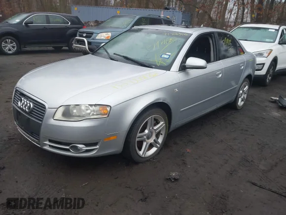 ✅ 2007 Audi A4 2.0T • VIN: WAUAF78E07A133855 • Lot: 44406345. Listed on IAAI with Not provided. Free auction sales archive from the USA and detailed vehicle history report at DreamBid. Image 2.
