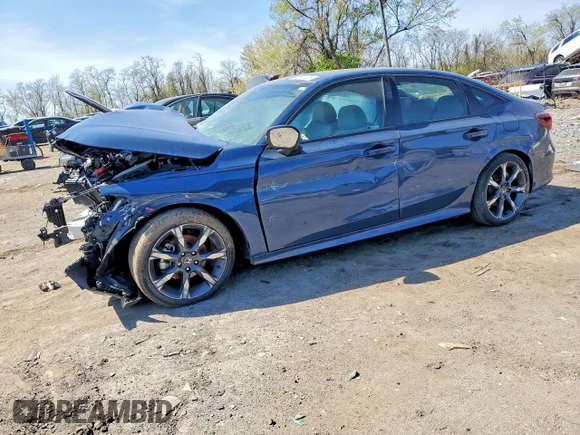 ✅ 2025 Honda Civic Sport • VIN: 2HGFE4F87SH340827 • Лот: 48812006. Опубликован ранее на Copart с пробегом Не указан. Бесплатный доступ к архиву аукционных продаж из США и подробный отчёт об истории автомобиля на DreamBid. Изображение 1.