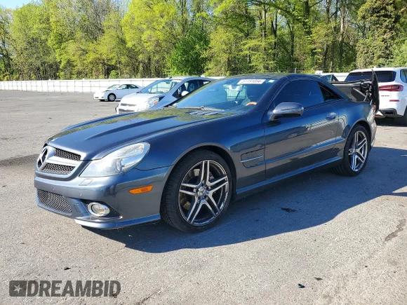 ✅ 2009 Mercedes-Benz SL 550 • VIN: WDBSK71F19F150707 • Lot: 51191056. Wystawiony na Copart z przebiegiem 79 673 mil. Bezpłatny archiwum sprzedaży aukcyjnych z USA i szczegółowy raport historii pojazdu na DreamBid. Zdjęcie 1.