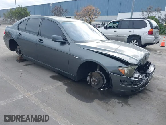 ✅ 2006 BMW 7 Series 750i • VIN: WBAHL83596DT06337 • Лот: 44021670. Опубліковано раніше на IAAI з пробігом 160 021 миль. Безкоштовний доступ до архіву аукціонних продажів зі США та докладний звіт про історію автомобіля на DreamBid. Зображення 1.