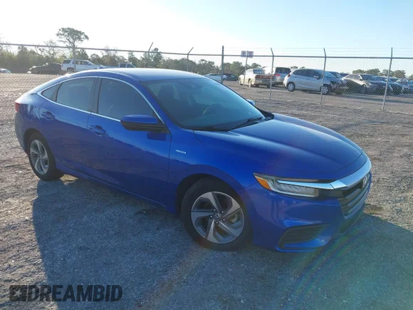 ✅ 2019 Honda Insight LX • VIN: 19XZE4F10KE020677 • Lot: 41646973. Wystawiony na IAAI z przebiegiem 119 182 mil. Bezpłatny archiwum sprzedaży aukcyjnych z USA i szczegółowy raport historii pojazdu na DreamBid. Zdjęcie 1.