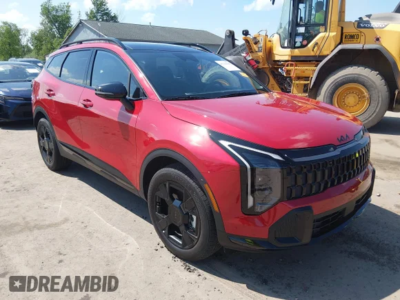 ✅ 2026 Kia Sportage X-Line • VIN: 5XYK6CDFXTG399134 • Lot: 45120480. Listed on IAAI with 4,303 mi. Free auction sales archive from the USA and detailed vehicle history report at DreamBid. Image 1.