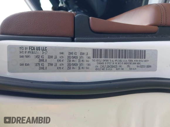 ✅ 2017 Jeep Grand Cherokee Summit • VIN: 1C4RJFJG8HC864629 • Лот: 43123957. Опубліковано раніше на IAAI з пробігом 126 741 миль. Безкоштовний доступ до архіву аукціонних продажів зі США та докладний звіт про історію автомобіля на DreamBid. Зображення 9.