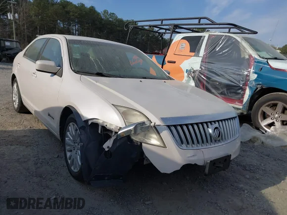 ✅ 2010 Mercury Milan Hybrid • VIN: 3MEDM0L39AR605145 • Lot: 44658866. Listed on IAAI with 83,966 mi. Free auction sales archive from the USA and detailed vehicle history report at DreamBid. Image 1.