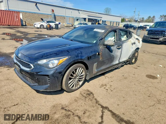 ✅ 2018 Kia Stinger • VIN: KNAE15LA7J6024781 • Lot: 49424706. Listed on Copart with Not provided. Free auction sales archive from the USA and detailed vehicle history report at DreamBid. Image 1.