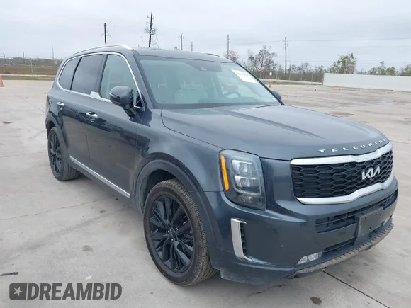 ✅ 2022 Kia Telluride SX • VIN: 5XYP5DHC3NG317214 • Лот: 41093283. Опубликован ранее на IAAI с пробегом 37 721 миль. Бесплатный доступ к архиву аукционных продаж из США и подробный отчёт об истории автомобиля на DreamBid. Изображение 1.