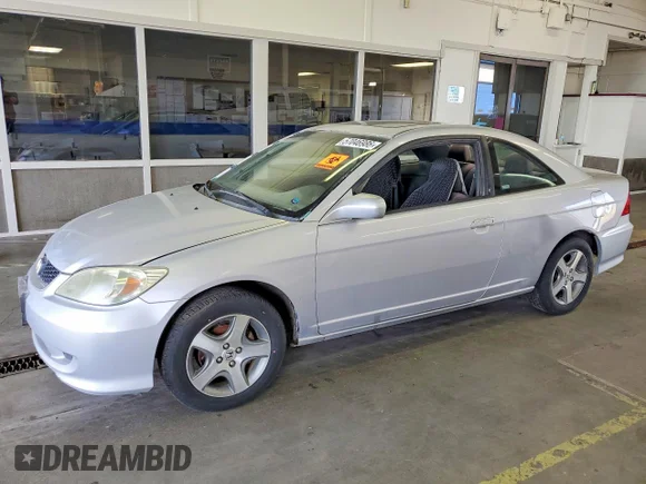 ✅ 2004 Honda Civic EX • VIN: 1HGEM22954L015312 • Лот: 57046986. Опубликован ранее на Copart с пробегом Не указан. Бесплатный доступ к архиву аукционных продаж из США и подробный отчёт об истории автомобиля на DreamBid. Изображение 1.