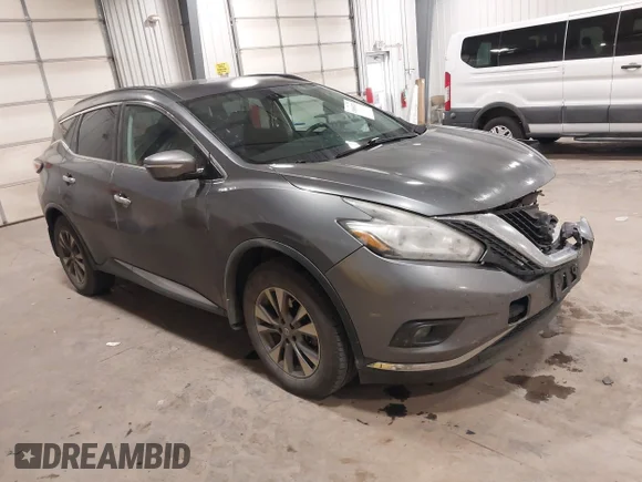 ✅ 2015 Nissan Murano S • VIN: 5N1AZ2MH2FN273566 • Lot: 43661476. Listed on IAAI with 101,694 mi. Free auction sales archive from the USA and detailed vehicle history report at DreamBid. Image 1.