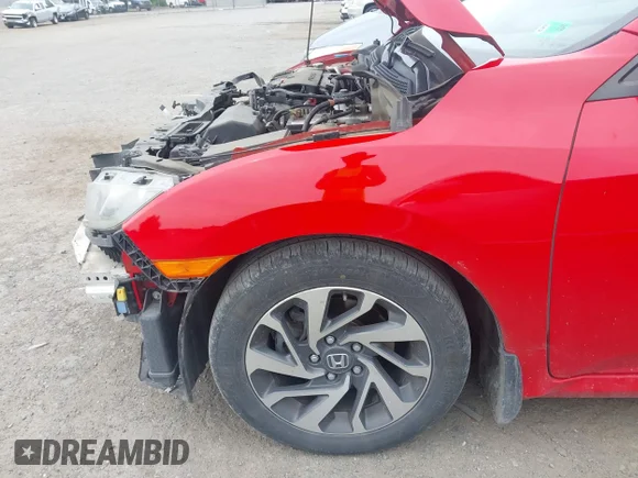 ✅ 2018 Honda Civic EX • VIN: 2HGFC2F70JH594380 • Lot: 45321066. Listed on IAAI with 141,846 mi. Free auction sales archive from the USA and detailed vehicle history report at DreamBid. Image 6.