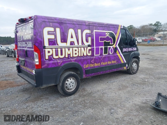 ✅ 2021 Ram ProMaster • VIN: 3C6ERVAG6ME505596 • Lot: 44325359. Wystawiony na IAAI z przebiegiem 151 437 mil. Bezpłatny archiwum sprzedaży aukcyjnych z USA i szczegółowy raport historii pojazdu na DreamBid. Zdjęcie 4.