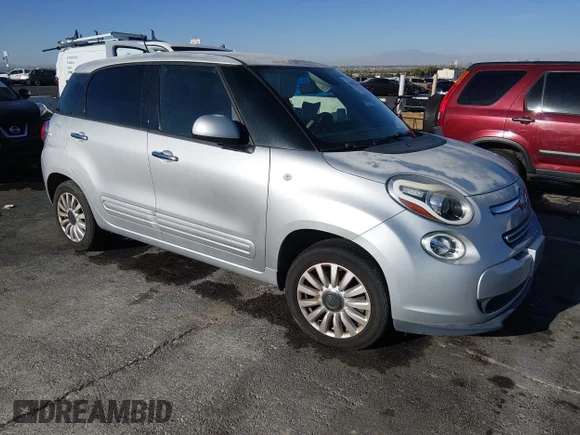 ✅ 2014 FIAT 500L Easy • VIN: ZFBCFABH2EZ028165 • Лот: 44693548. Опубликован ранее на IAAI с пробегом 60 225 миль. Бесплатный доступ к архиву аукционных продаж из США и подробный отчёт об истории автомобиля на DreamBid. Изображение 1.
