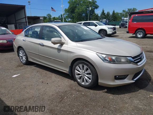 ✅ 2014 Honda Accord EX-L • VIN: 1HGCR2F81EA062246 • Лот: 45357298. Опубликован ранее на IAAI с пробегом 235 274 миль. Бесплатный доступ к архиву аукционных продаж из США и подробный отчёт об истории автомобиля на DreamBid. Изображение 1.